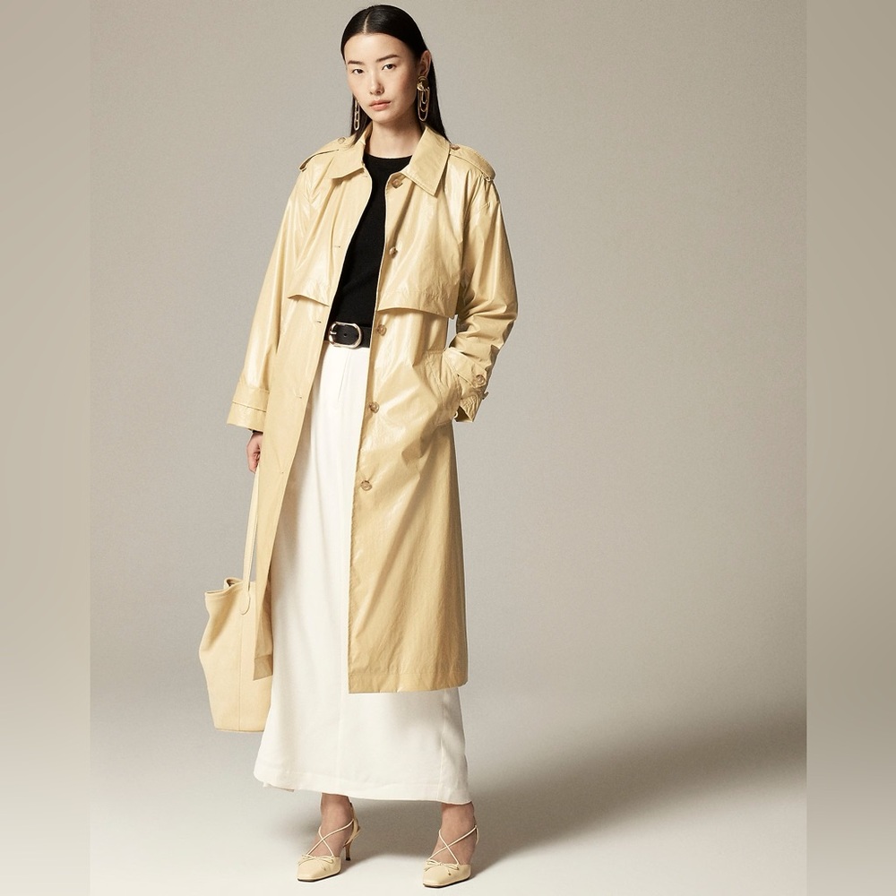 J.Crew Rain-or-shine trench coat CI112